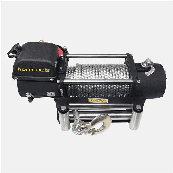 Horntools Seilwinde 4,3 Tonnen Alpha Quick 12V Stahlseil