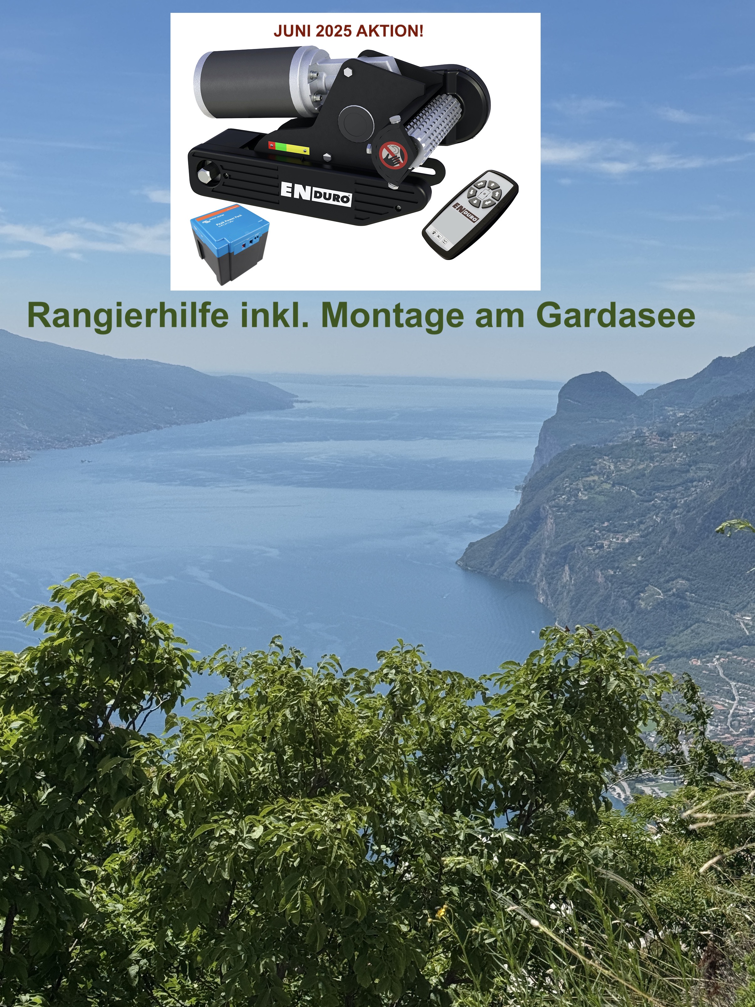 GARDASEE Enduro EM 203 Lithium AKKU PPP 12V 20AH + Montage