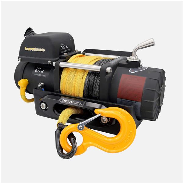 Horntools Seilwinde 4,3 Tonnen Alpha Kompakt 12V Kunststoffseil