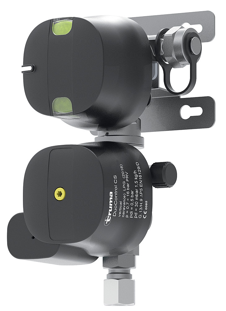 Regler DuoControl CS vertikal 30 mbar Truma Crashsensor zwei Flaschen