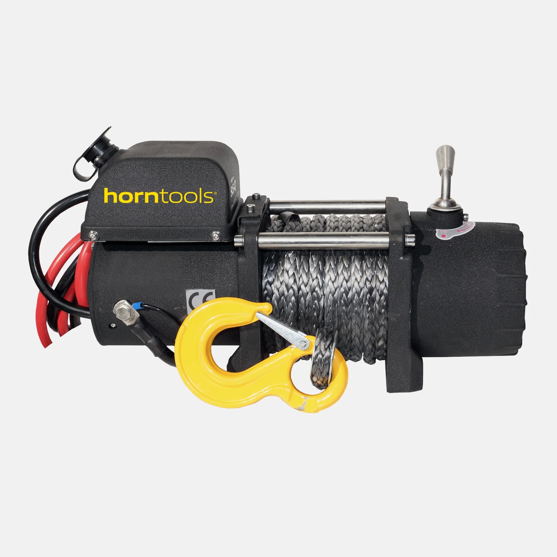 Horntools Seilwinde Alpha 4,3 Tonnen Quick Kompakt 12V Kunststoffseil 15 m