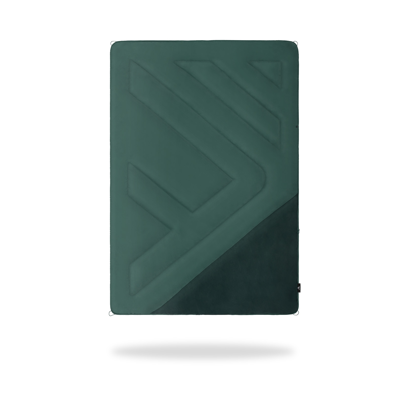 Qeedo Decke Teddy - Pinegreen 200x140