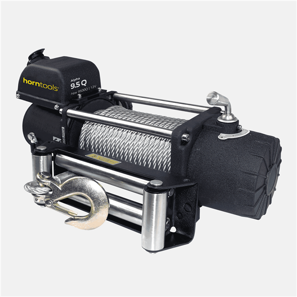 Horntools Seilwinde 4,3 Tonnen Alpha Quick 12V Stahlseil