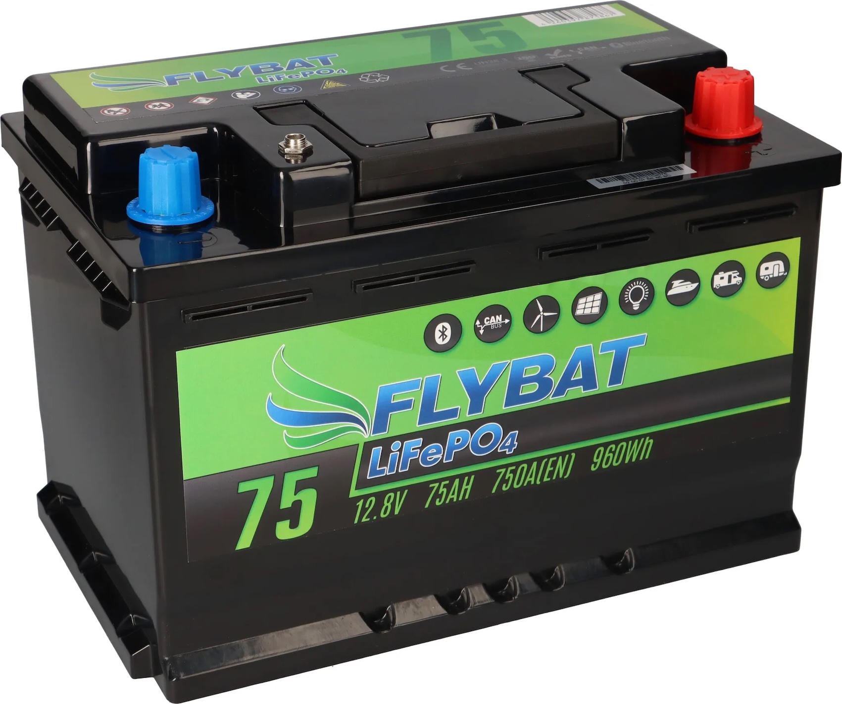 Mover Batterie BVD 12V 75AH inkl. App Lithium Rangierhilfe