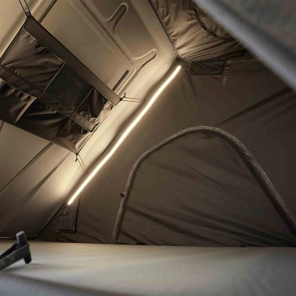 Alu Hartschalen Dachzelt CUMARU XP 135 All Black Air Pro Luftmatratze