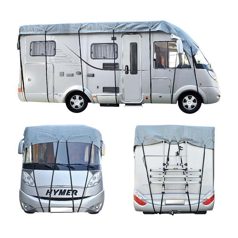PROPLUS Wohnwagen Wohnmobil Abdeckung HALBGARAGE 5,5 x 3 M Dachschutzplane