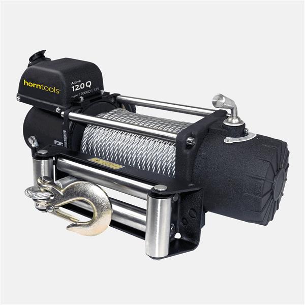 Horntools Seilwinde Alpha 5,4 Tonnen Quick 12V Stahlseil