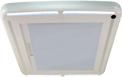 Innenrahmen Verdunklungs rollo mit LED MAXXAIR Maxxshade Maxxfan