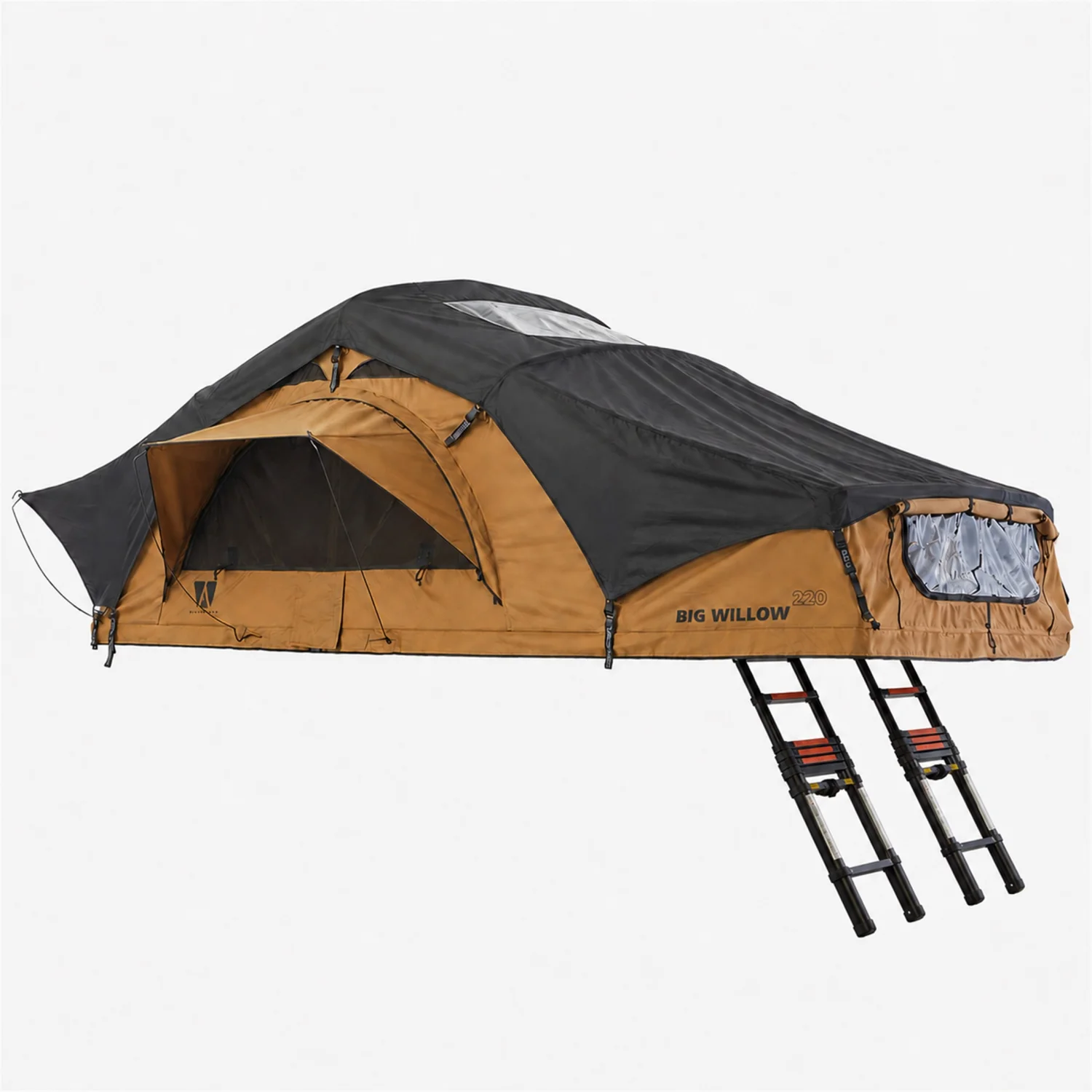 Vickywood Dachzelt Klapp-Dachzelt BIG WILLOW 4.0 220 goldbraun