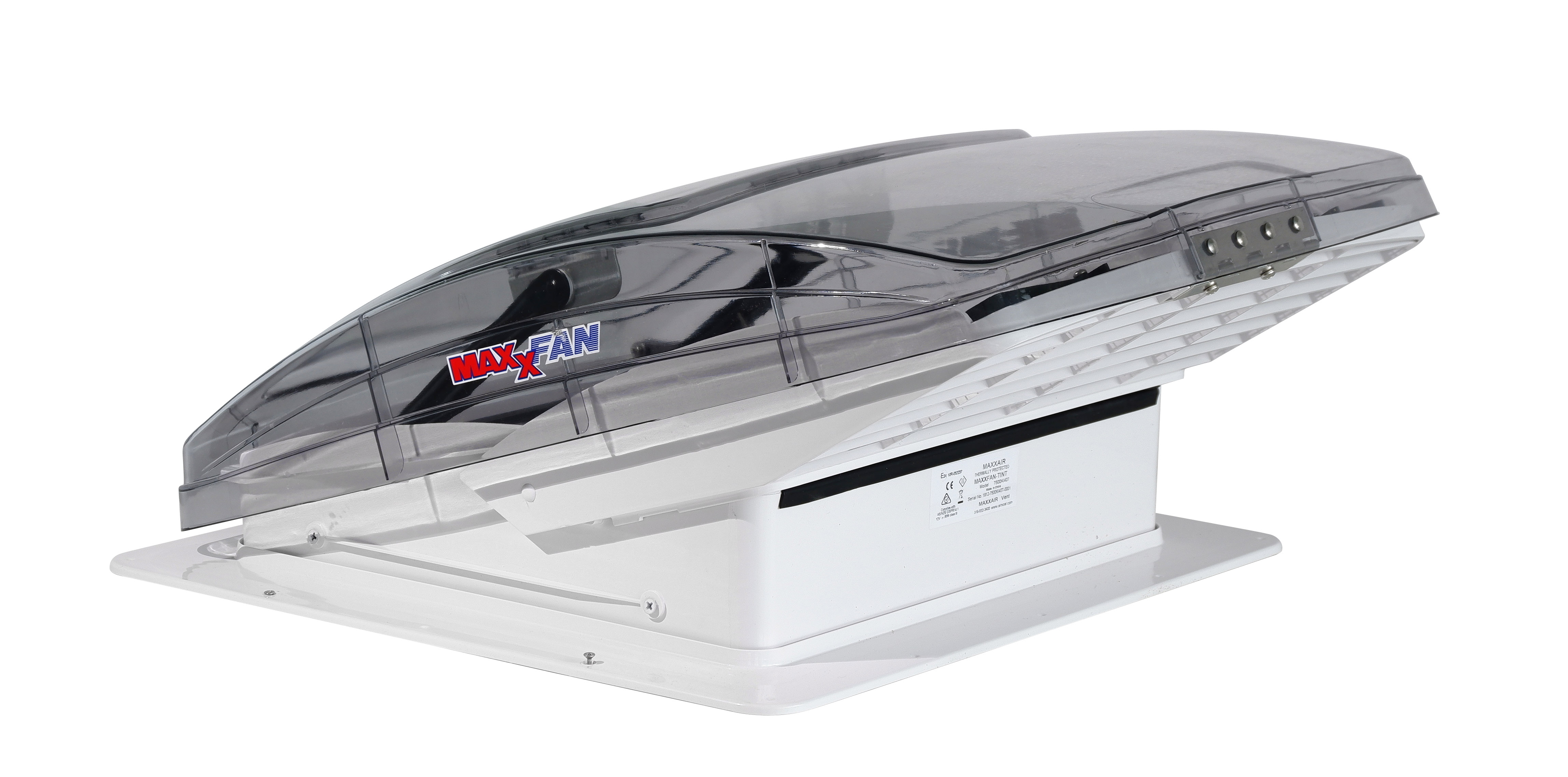 Maxxair Maxxfan Deluxe Dachhaube 40x40cm transparent/tint-lid