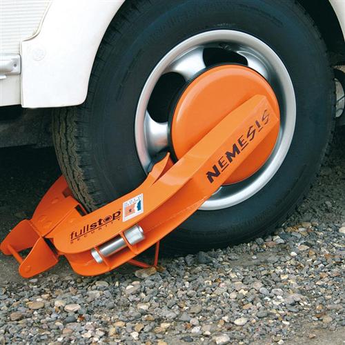 Radkralle Nemesis von 10" bis 17" Reifen ab 145 - 225 Diebstahlschutz