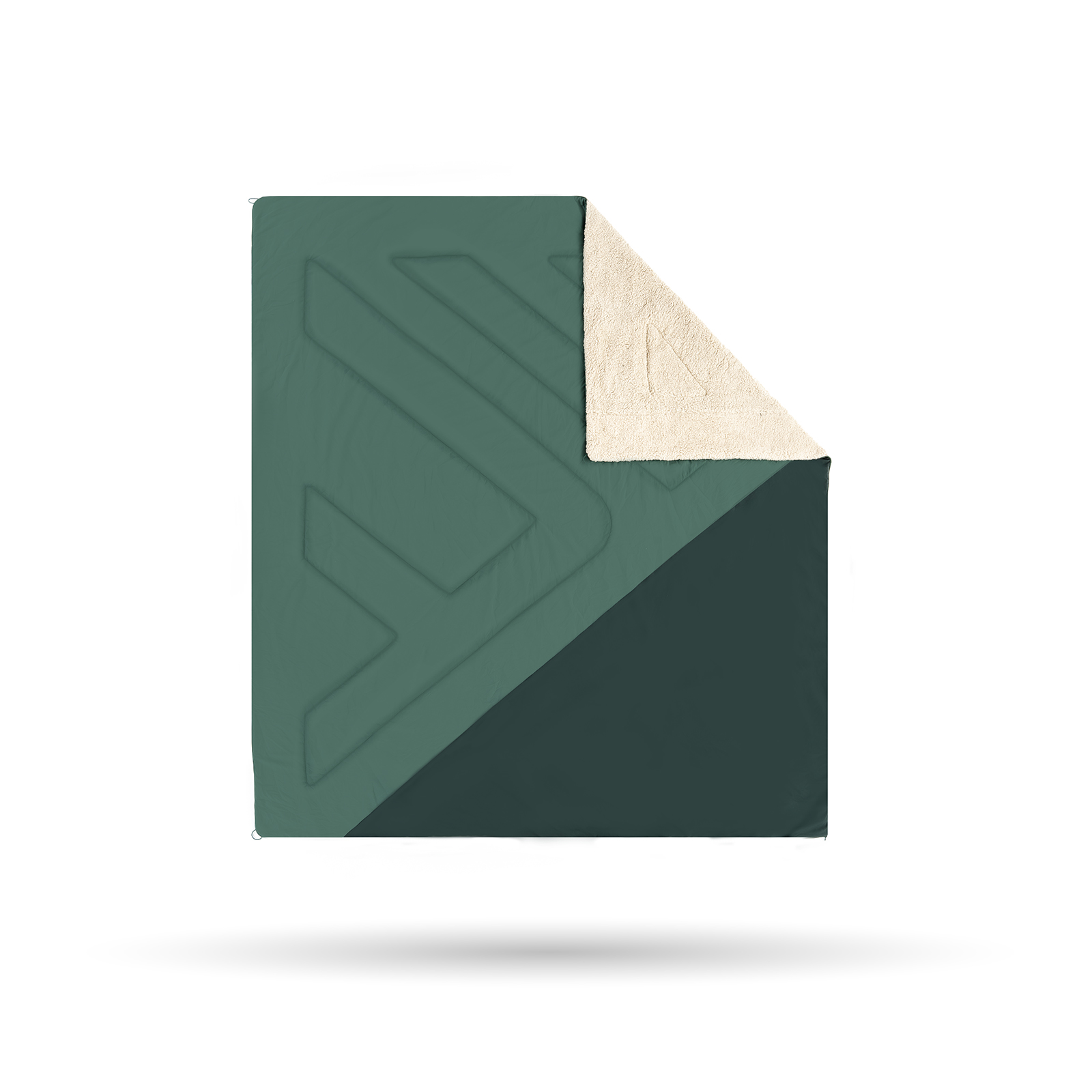 Qeedo Decke Teddy - Pinegreen 240x220